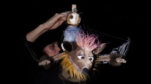 Marionnettes amarante Jackou le hibou